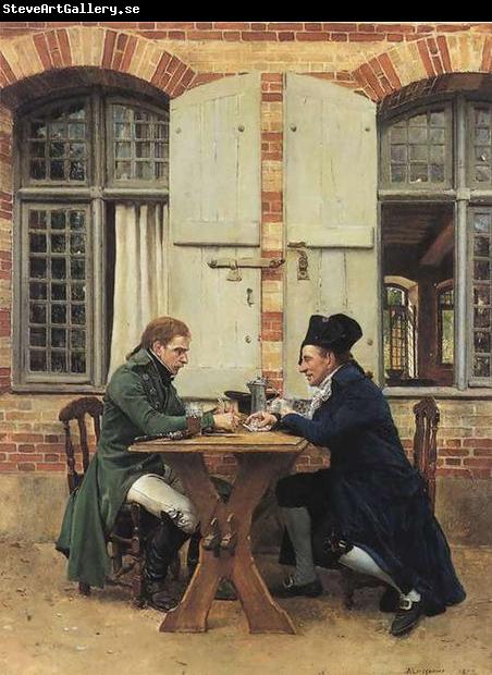 Jean-Louis-Ernest Meissonier The Card Players